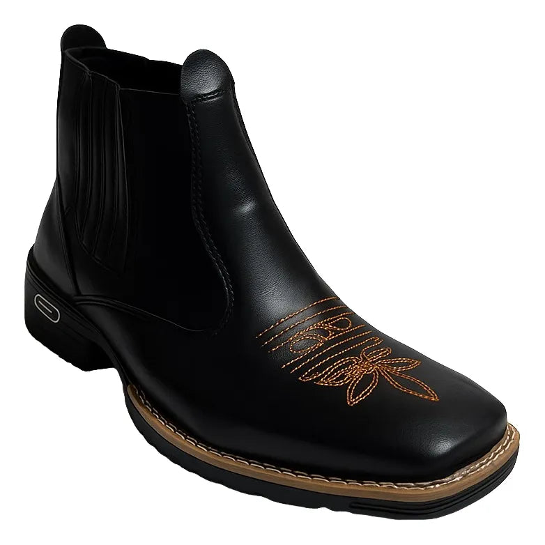 Bota Masculina Country Premium – Couro Natural e Solado Tratorado