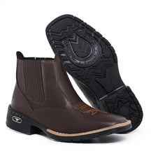 Bota Masculina Country Premium – Couro Natural e Solado Tratorado